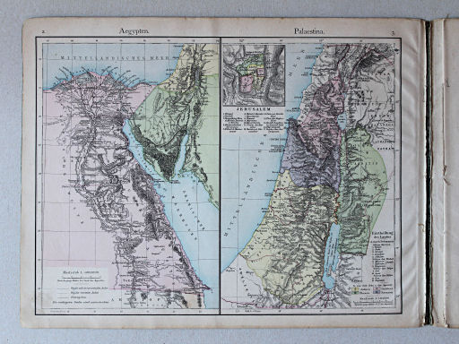 Putzger's Historischer Schul-Atlas, 1877
2. Aegypten
3. Palaestina