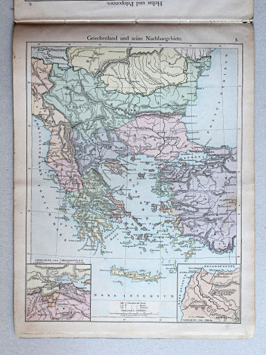 Putzger's Historischer Schul-Atlas, 1877
5. Griechenland und seine Nachbargebiete