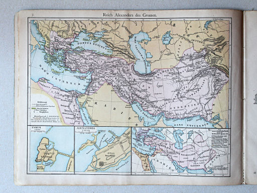 Putzger's Historischer Schul-Atlas, 1877
7. Reich Alexanders des Grossen