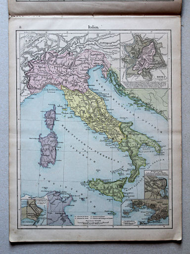 Putzger's Historischer Schul-Atlas, 1877
8. Italien