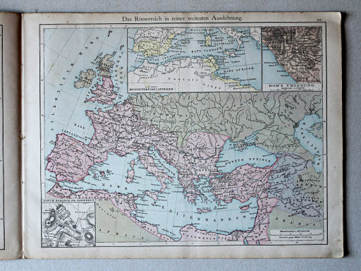Putzger's Historischer Schul-Atlas, 1877
10. Das Römerreich in seiner weitesten Ausdehnung