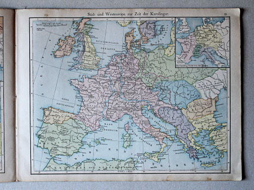 Putzger's Historischer Schul-Atlas, 1877
12. Süd- und Westeuropa zur Zeit der Karolinger