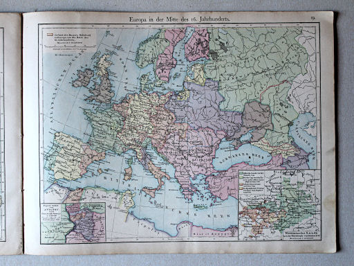 Putzger's Historischer Schul-Atlas, 1877
19. Europa in der Mitte des 16. Jahrhunderts