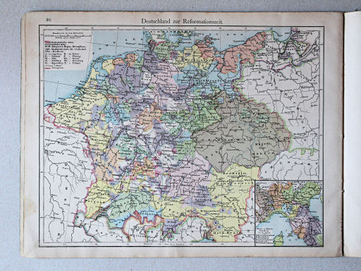 Putzger's Historischer Schul-Atlas, 1877
20. Deutschland zur Reformationszeit