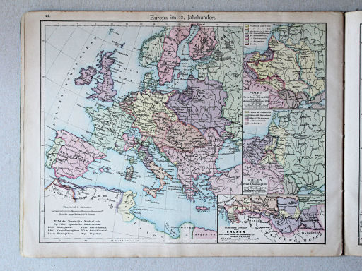 Putzger's Historischer Schul-Atlas, 1877
22. Europa im 18. Jahrhundert