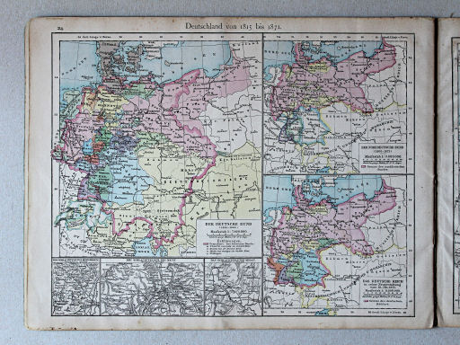 Putzger's Historischer Schul-Atlas, 1877
24. Deutschland von 1815 bis 1871