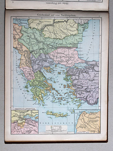 Putzger's Historischer Schul-Atlas, 1881
5. Griechenland und seine Nachbargebiete