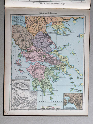 Putzger's Historischer Schul-Atlas, 1881
6. Hellas und Peloponnes