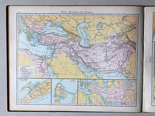 Putzger's Historischer Schul-Atlas, 1881
7. Reich Alexanders des Grossen