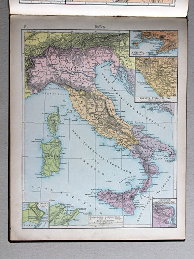 Putzger's Historischer Schul-Atlas, 1881
8. Italien