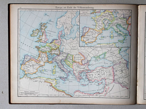 Putzger's Historischer Schul-Atlas, 1881
11. Europa am Ende der Völkerwanderung