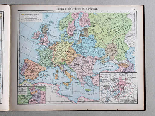 Putzger's Historischer Schul-Atlas, 1881
19. Europa in der Mitte des 16. Jahrhunderts