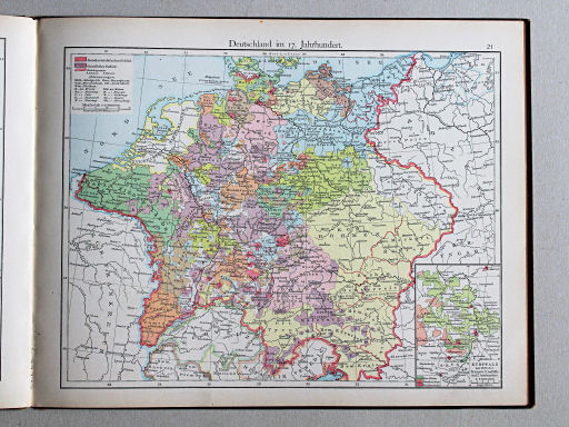 Putzger's Historischer Schul-Atlas, 1881
21. Deutschland im 17. Jahrhundert