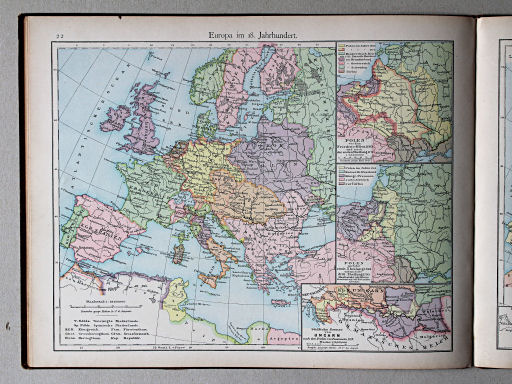 Putzger's Historischer Schul-Atlas, 1881
22. Europa im 18. Jahrhundert