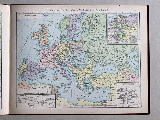 Putzger's Historischer Schul-Atlas, 1881
23. Europa zur Zeit der grössten Machtentfaltung Napoleons I