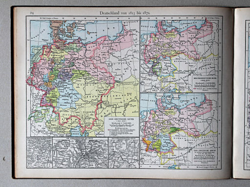 Putzger's Historischer Schul-Atlas, 1881
24. Deutschland von 1815 bis 1871