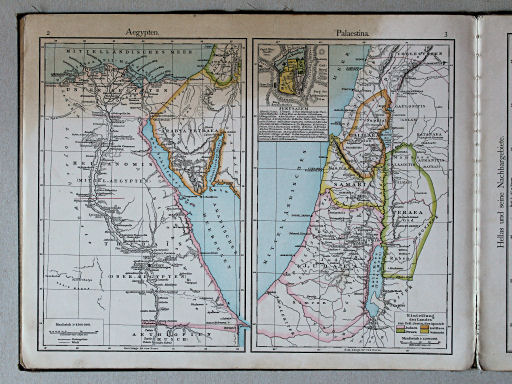 Putzger's Historischer Schul-Atlas, 1887
2. Aegypten
3. Palästina