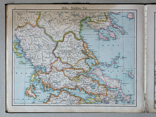 Putzger's Historischer Schul-Atlas, 1887
5. Hellas. Nördlicher Teil