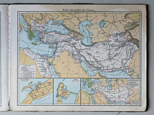 Putzger's Historischer Schul-Atlas, 1887
8. Reich Alexanders des Grossen