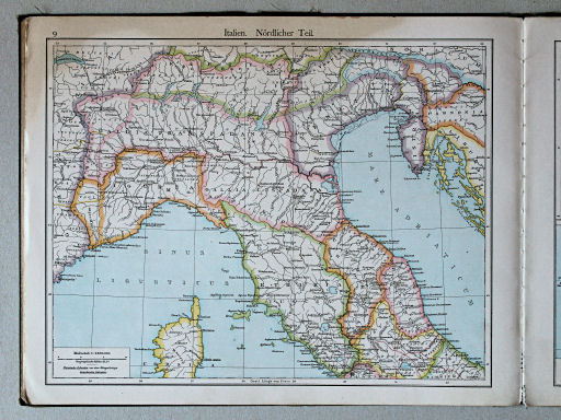 Putzger's Historischer Schul-Atlas, 1887
9. Italien. Nördlicher Teil