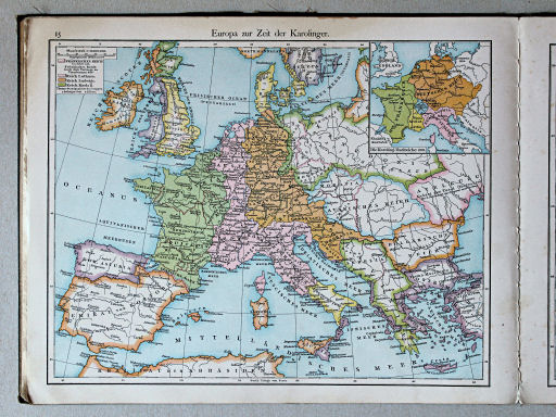Putzger's Historischer Schul-Atlas, 1887
15. Europa zur Zeit der Karolinger