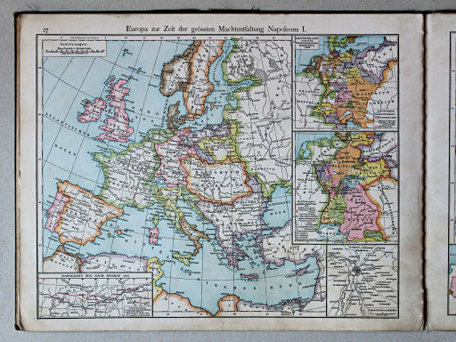 Putzger's Historischer Schul-Atlas, 1887
27. Europa zur Zeit der grössten Machtentfaltung Napoleons I