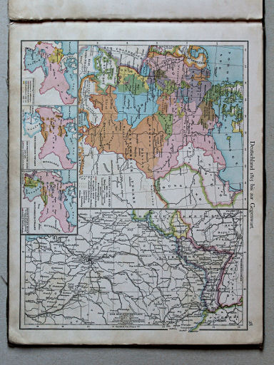 Putzger's Historischer Schul-Atlas, 1887
28. Deutschland 1815 bis zur Gegenwart