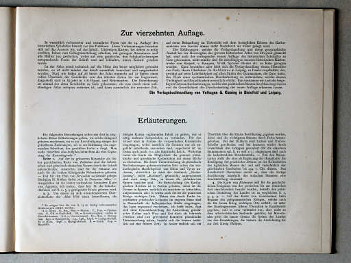 Putzgers Historischer Schul-Atlas, 1888
Voorwoord, toelichting 1 / Preface, explanations 1