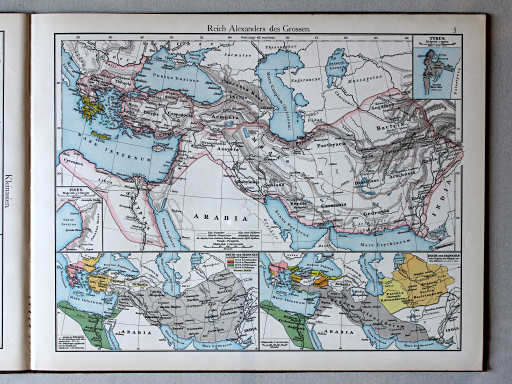 Putzgers Historischer Schul-Atlas, 1888
5. Reich Alexanders des Grossen