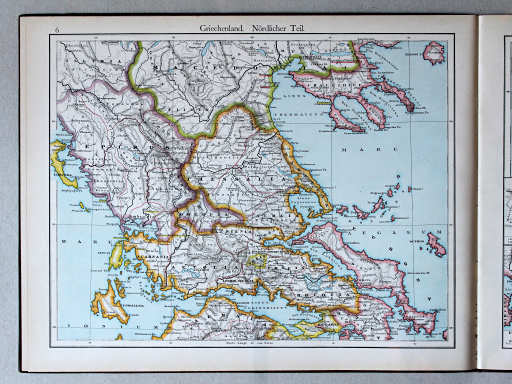 Putzgers Historischer Schul-Atlas, 1888
6. Griechenland. Nördlicher Teil
