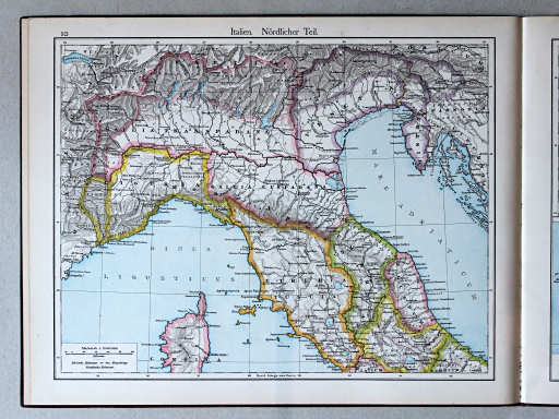 Putzgers Historischer Schul-Atlas, 1888
10. Italien. Nördlicher Teil