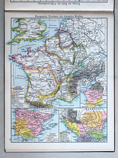 Putzgers Historischer Schul-Atlas, 1888
12. Europäische Provinzen des römischen Reiches