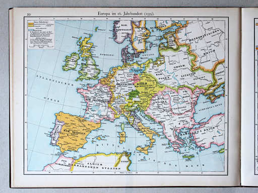 Putzgers Historischer Schul-Atlas, 1888
20. Europa im 16. Jahrhundert (1559)
