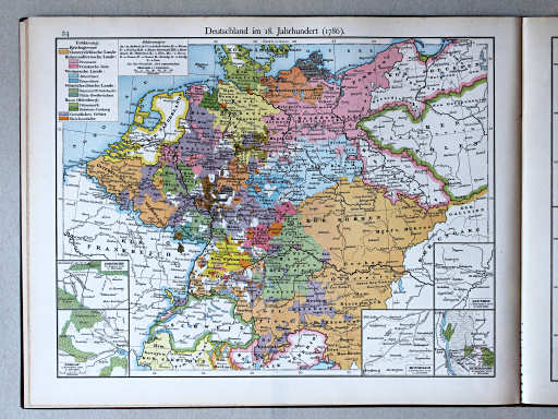 Putzgers Historischer Schul-Atlas, 1888
24. Deutschland im 18. Jahrhundert (1786)