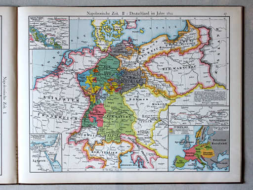 Putzgers Historischer Schul-Atlas, 1888
27. Napoleonische Zeit II: Deutschland im Jahre 1812