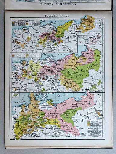Putzgers Historischer Schul-Atlas, 1888
30. Entwickelung Preussens