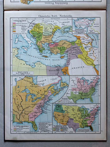 Putzgers Historischer Schul-Atlas, 1888
31. Osmanisches Reich. Nordamerika