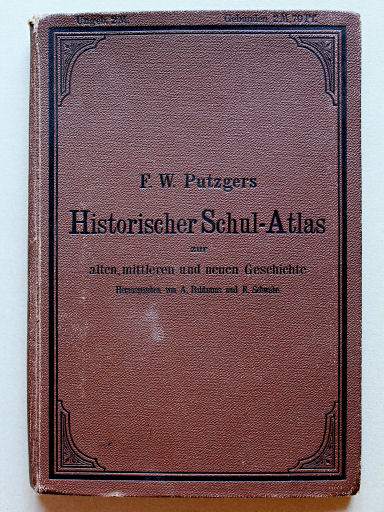 Putzgers Historischer Schul-Atlas, Deutschland, 1900
Voorkant band / Front cover