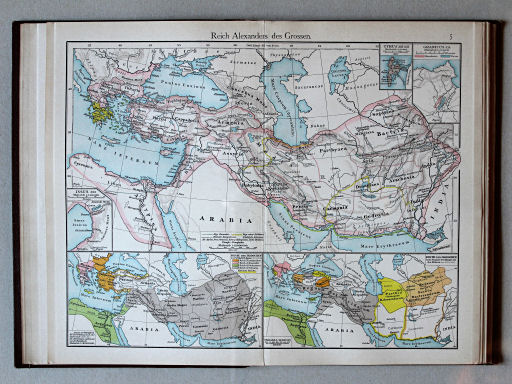 Putzgers Historischer Schul-Atlas, Deutschland, 1900
5. Reich Alexanders des Grossen