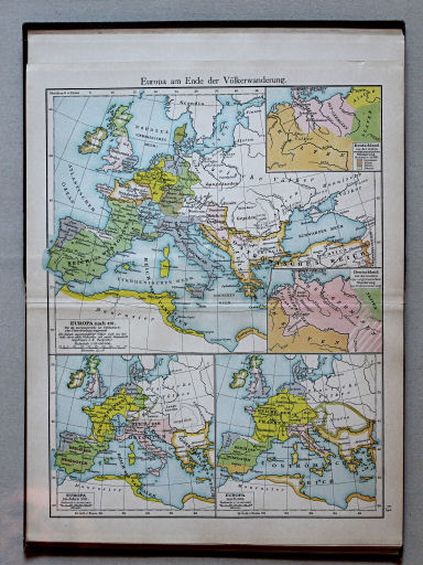 Putzgers Historischer Schul-Atlas, Deutschland, 1900
13. Europa am Ende der Völkerwanderung