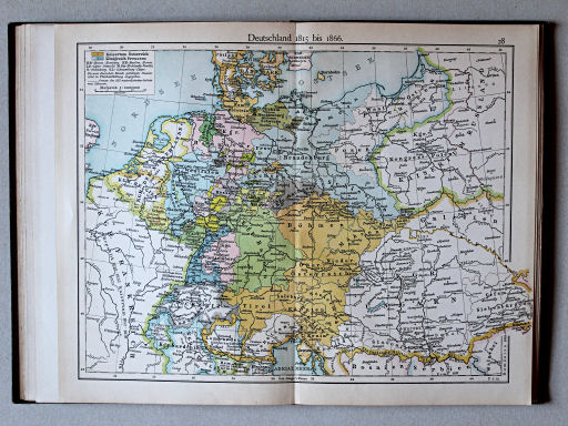 Putzgers Historischer Schul-Atlas, Deutschland, 1900
28. Deutschland 1815 bis 1866