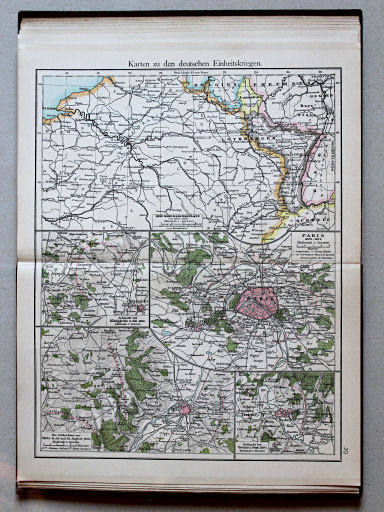 Putzgers Historischer Schul-Atlas, Deutschland, 1900
29. Karte zu den deutschen Einheitskriegen