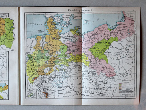 Putzgers Historischer Schul-Atlas, Deutschland, 1900
30a. Entwickelung Preussens II