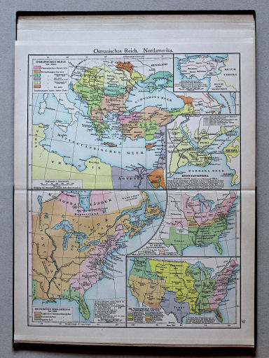 Putzgers Historischer Schul-Atlas, Deutschland, 1900
31. Osmanisches Reich. Nordamerika