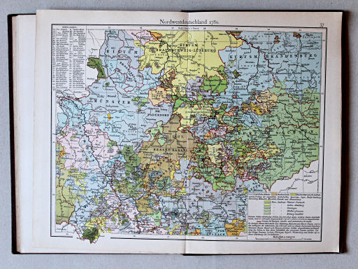 Putzgers Historischer Schul-Atlas, Deutschland, 1900
37. Nordwestdeutschland 1789