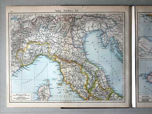 Putzgers Historischer Schul-Atlas, 1900
10. Italien. Nördlicher Teil