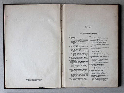 Putzgers Historischer Schul-Atlas, 1901
Inhoudsopgave 1 / Table of contents 1