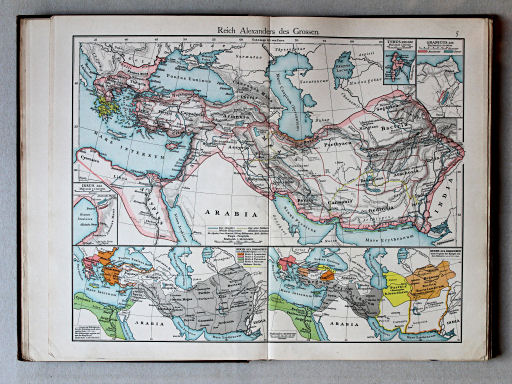 Putzgers Historischer Schul-Atlas, 1901
5. Reich Alexanders des Grossen
