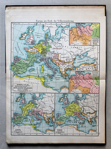 Putzgers Historischer Schul-Atlas, 1901
13. Europa am Ende der Völkerwanderung