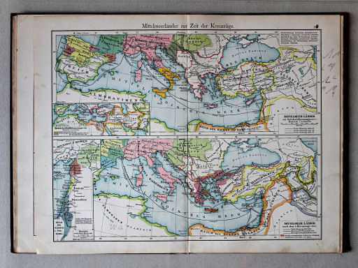 Putzgers Historischer Schul-Atlas, 1901
16. Mittelmeerländer zur Zeit der Kreuzzüge